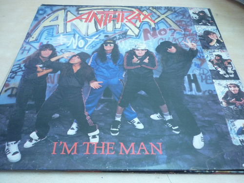 Anthrax Im The Man Vinilo Impecable Brasil Ggjjzz