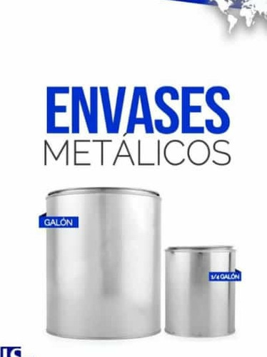 Envase Metálico Galón Y Cuarto De Galón 