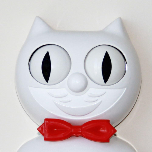 Reloj De Pared Analogico Kit Cat Klock