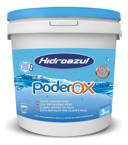 Poderox Oxidante Elimina Óleos Urina Suor Da Piscina - 3kg