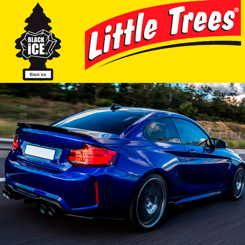 Kit 24 Odorizador Automotivo Little Trees Aromatizante Eua Black Ice