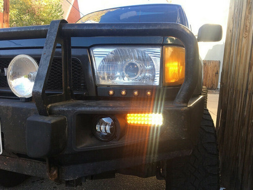 Imagen 2 de 3 de Luces De Cruce Amber Repuesto Para Winch Autana, Machito Etc