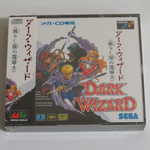 Sega Mega-cd - Dark Wizard Japonês Lacrado Novo