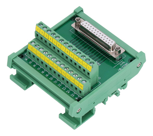 Placa Adaptadora Db25 A Conector De Terminal, Placa Pcb Rect