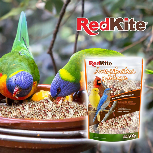 Imagen 3 de 4 de Alimento Para Aves Silvestres Mezcla Semillas 900 Gr Redkite
