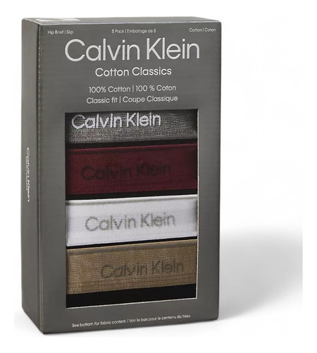 Calzoncillos Calvin Klein Para Hombre Trusas 5 Pack Algodon