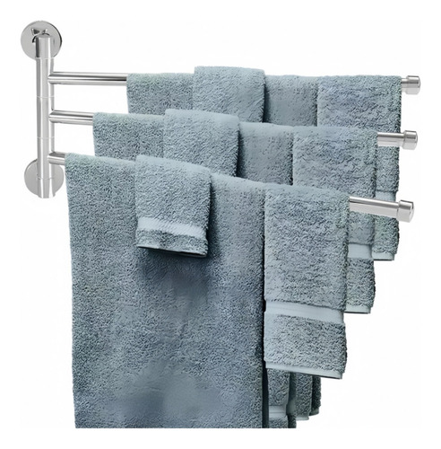 Toallero De Pared Con 3 Barras Para Baño O Cocina