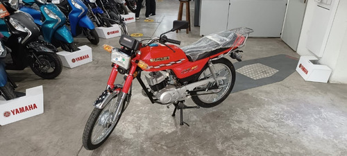 Imagen 4 de 16 de Suzuki Ax 100 0km 2023 Rojo / Negro / Gris