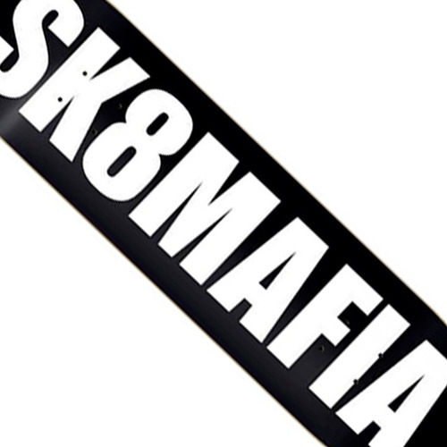 Tabla De Skate Og Logo Black 8,0 Sk8mafia