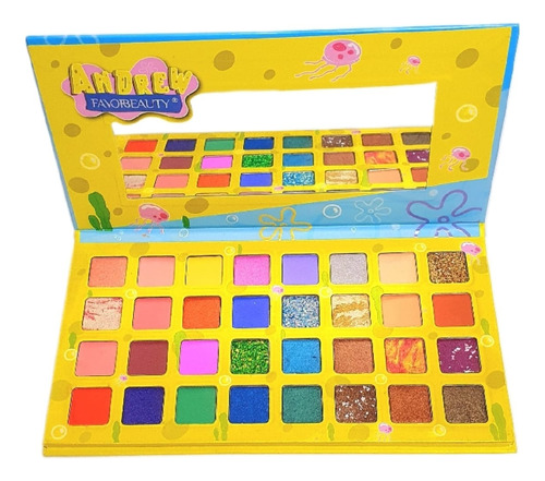 Paleta De Sombras Bob Favor Beauty Con 32 Tonos 