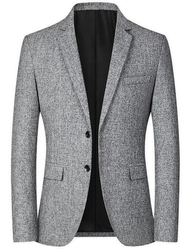 Chaqueta Fina Tipo Blazer Casual Para Hombre [u]