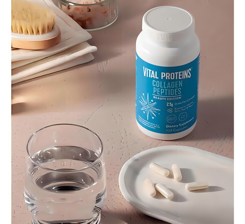 Vital Proteins Péptidos De Colágeno 150 Cápsulas Sabor Sin Sabor