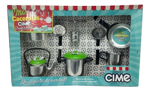 Bateria De Cocina 11 Piezas Aprendiendo A Jugar Tm1 321 Ttm