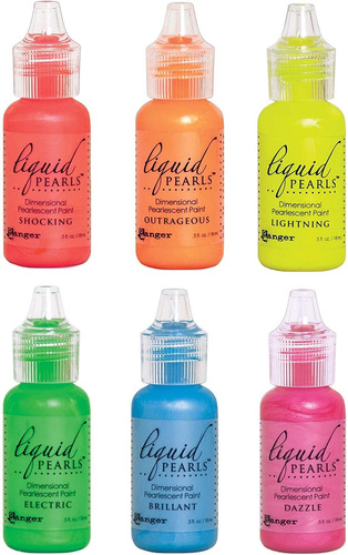 Ranger   Pearlescent Paint  Neon Brights Bundle Of  Col...