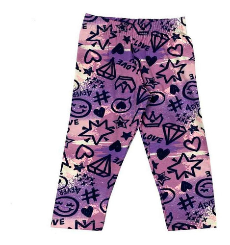 Imagem 2 de 10 de Kit 3 Calça Legging Infantil Menina 10 Ao 16 Anos Premium