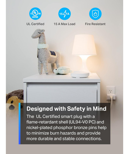 Tp-link Tapo Smart Plug Mini 15a, Smart Home Wi-fi Plug, ...