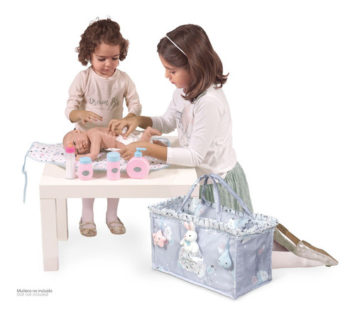 Canasta Canastilla Reborn C/accesorios De Cuevas Infantil Ax
