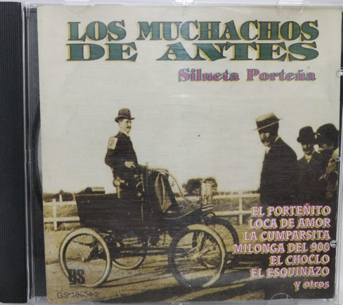 Los Muchachos De Antes Silueta Porteña Cd La Cueva Musical