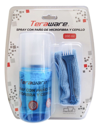 Líquido De Limpieza Teraware Para Pantallas 200 Ml + Cepillo