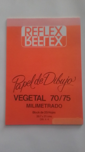 Pack De 10 Block Papel Vegetal 70/75 Milimetrado Din A4 25 H