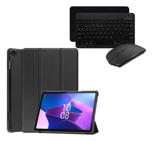 Combo Estuche Y Teclado Para Lenovo Tab M10 Hd Tb-328