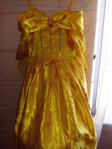 Vestido Princesa Disney Bella Y La Bestia 