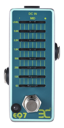Eno Ex Eq7 - Pedal De Efecto Ecualizador De Guitarra (7 Band