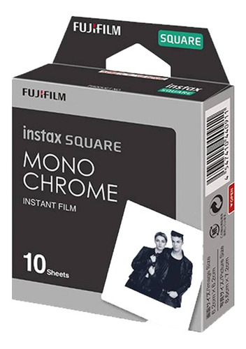 Pack De Pelicula Instax Square Mono Chromo X 10 