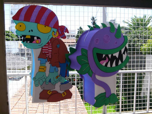 Piñata Infantil Plantas Vs. Zombies, Minions, Violetta, Nemo