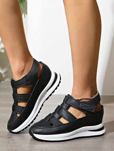 Sandalias De Tacón Mujer Sandalias Plataforma Dama Cómodos