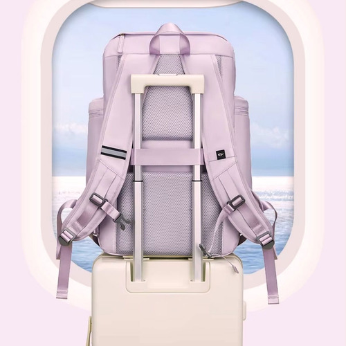 Mochila Grande Viagem Avião Resistente Multi Compartimentos
