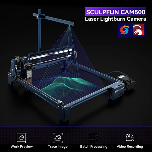 Sculpfun Cam500 Lightburn Cámara Posicionamiento Preciso