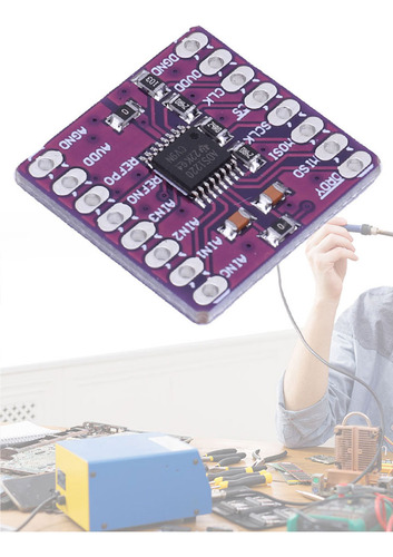 Ads1220 Adc I2c Conve Analógico A Digital De 24 Bits De Bajo