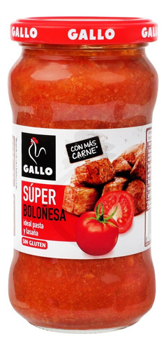 2 Pzs Gallo Salsa Para Pasta Super Bolognesa 350gr