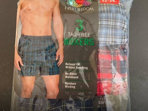 Imagen 2 de 5 de Boxers Talla Xxl 2g Paquete 3 Unidades $ 25