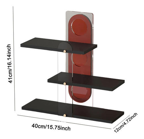Soporte Para Tazas De Café De 3 Niveles, Estante De Negro