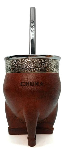 Mate Imperial Chuna Aquiles Marron Inoxidable Termico