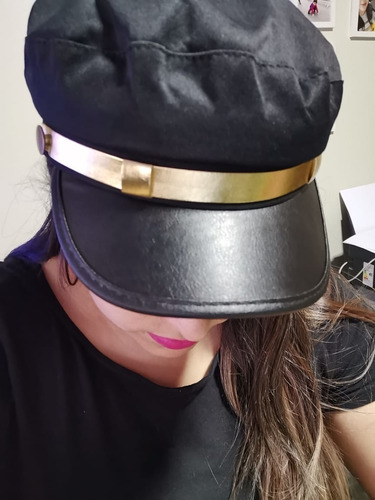 Gorra Jotaro Kujo Cosplay Jojo's Mas 2 Pins