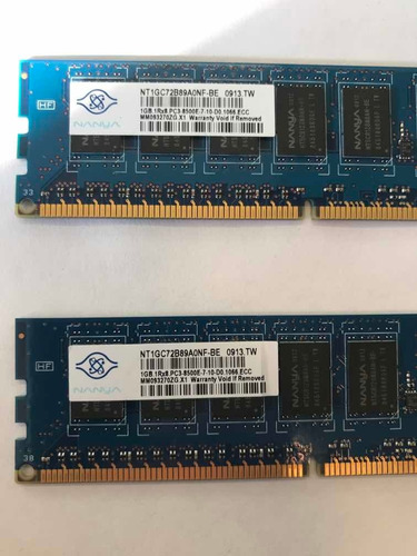 Memoria Server Nanya Ddr 3 2x1 Gb