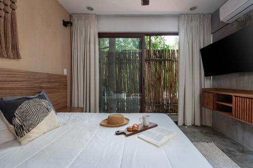 Departamento Con Internet Satelital Starlink, A Un Costado De La Alberca, Aldea Zama, Tulum