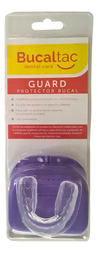 Bucaltac Protector Bucal Guard Deportivo Anatomico Adulto