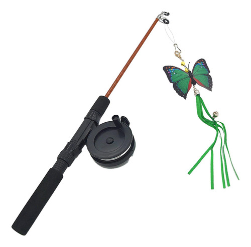 Juguetes Para Varita Para Gatos, Juguete Interactivo Verde