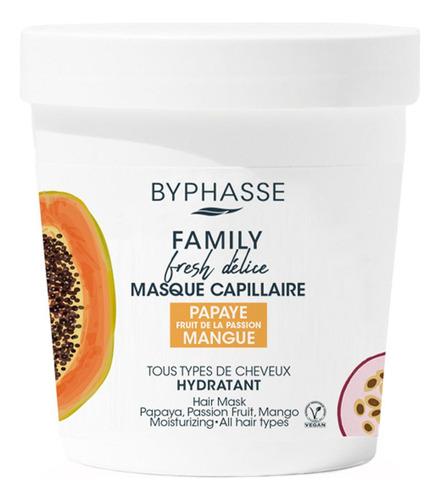 Mascarilla Papaya, Mango Y Maracuyá Todo Tipo De Cabello