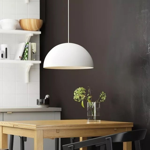 Colgante Campana Aluminio 60 Cm Media Esfera Grande Deco Pro