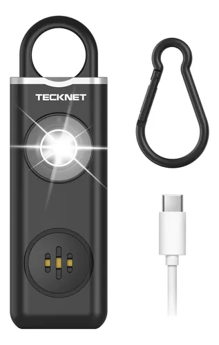 comprar ''alarma Personal Recargable 130db Con Luz Estroboscópica So