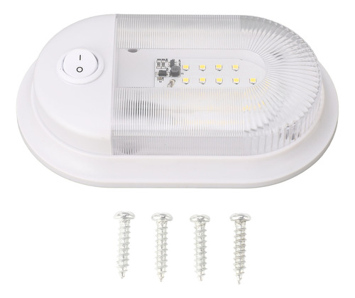 Domo De Techo Rv De 720 Lm, Led Único Para Remolque De 10 A