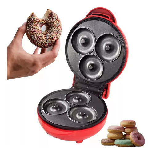 Máquina De Confitería Antiadherente Large Donuts 3 Donuts