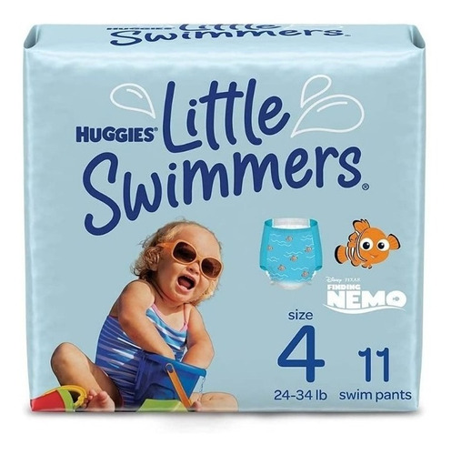Pañales Alberca Huggies Little Swimmers 11 Piezas Mediano