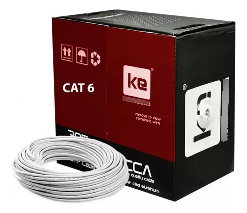 Cable De Red Utp Rj45 Cat 6 Caja Por 305mts