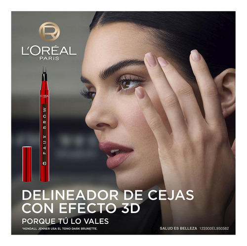 Lapiz De Cejas Efecto 3d Infallible Faux Brow L'oréal Paris Soft Black